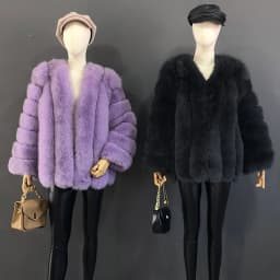 Autumn And Winter Mid Length Natural Fox Fur Coat Women Fashionable Fur Jacket The Most Popular Real Fur Coat Female Clothing