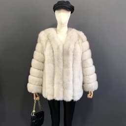 Autumn And Winter Mid Length Natural Fox Fur Coat Women Fashionable Fur Jacket The Most Popular Real Fur Coat Female Clothing