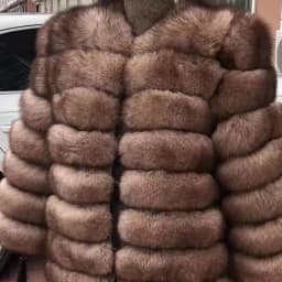 Autumn And Winter Mid Length Natural Fox Fur Coat Women Fashionable Fur Jacket The Most Popular Real Fur Coat Female Clothing