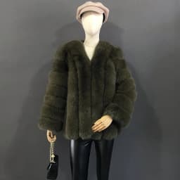 Autumn And Winter Mid Length Natural Fox Fur Coat Women Fashionable Fur Jacket The Most Popular Real Fur Coat Female Clothing