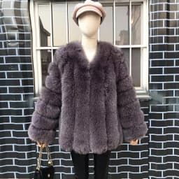 Autumn And Winter Mid Length Natural Fox Fur Coat Women Fashionable Fur Jacket The Most Popular Real Fur Coat Female Clothing