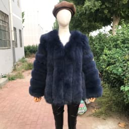 Autumn And Winter Mid Length Natural Fox Fur Coat Women Fashionable Fur Jacket The Most Popular Real Fur Coat Female Clothing