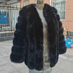 Autumn And Winter Mid Length Natural Fox Fur Coat Women Fashionable Fur Jacket The Most Popular Real Fur Coat Female Clothing