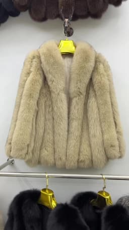 Winter Warm Fox Fur Jacket Lady Women Natural Fur Coat Long Sleeve Outwear Overcoat Authentic Genuine Fur Coats