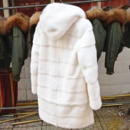 Fancy Rani Real Mink Fur Coat Natural Women Winter Long Leather Jacket Luxury Female Clothes 2023 Mink Fur Coat Women Promotion