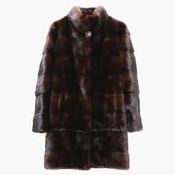 Fancy Rani Real Mink Fur Coat Natural Women Winter Long Leather Jacket Luxury Female Clothes 2023 Mink Fur Coat Women Promotion
