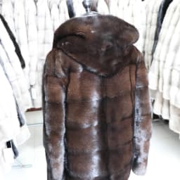 Fancy Rani Real Mink Fur Coat Natural Women Winter Long Leather Jacket Luxury Female Clothes 2023 Mink Fur Coat Women Promotion