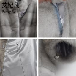Fancy Rani Real Mink Fur Coat Natural Women Winter Long Leather Jacket Luxury Female Clothes 2023 Mink Fur Coat Women Promotion