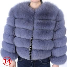 2023 Natural Real Fox Fur Coat Women Winter Warm Luxury Fur Jacket Detachable Long Sleeves Female Vest Furry Coats Outerwear