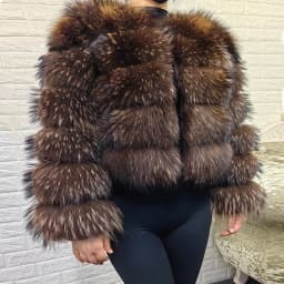 2023 Natural Real Fox Fur Coat Women Winter Warm Luxury Fur Jacket Detachable Long Sleeves Female Vest Furry Coats Outerwear