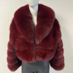 BEIZIRU Women's Winter Real Raccoon Fur Coat with Turn-Down Collar Warm Thick Natural Long Sleeve Luxury Outerwear Jacket