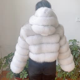 2026 Women's Real Fox Fur Coat Natural Warm Thick High Quality Full Sleeve Hooded Short Jacket Fashionable Winter Outerwear
