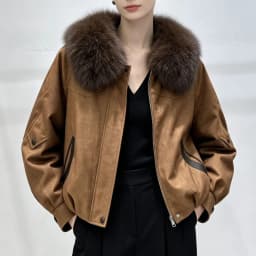 OFTBUY Short Zipper Duck Down Clothing Natural Fur Outerwear New Winter Real Fox Fur Coat Women Lightweight Down Jacket Female