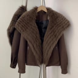 OFTBUY Natural Fur Cuffs Coat Outerwear Female New Winter Women Real Striped Fur Collar Windproof Parka Warm Duck Down Jacket