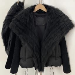 OFTBUY 2026 Women New Winter Clothing Real Fox Fur Collar Cropped Warm Puffer Coat Duck Down Jacket Female Fashion Outerwear
