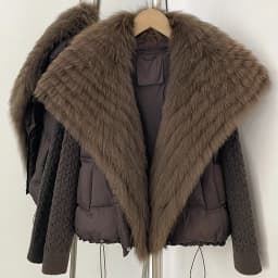 OFTBUY 2026 Women New Winter Clothing Real Fox Fur Collar Cropped Warm Puffer Coat Duck Down Jacket Female Fashion Outerwear