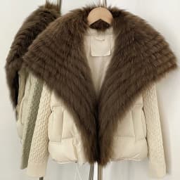 OFTBUY 2026 Women New Winter Clothing Real Fox Fur Collar Cropped Warm Puffer Coat Duck Down Jacket Female Fashion Outerwear