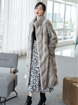 HDHOHR 2026 100% Real Mink Fur Coat Women Long High Quality Natural Mink Fur Jackets Winter Thick Warm Luxury Female Fur Parkers