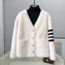 CT152 PDUI Women Real Wool Fur Coat Winter Warm Female Girl Sheep Shearing Jacket Parka OverCoat
