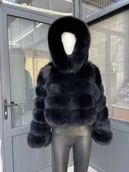 BEIZIRU Hooded Real Fox Fur coat woman winter Natural Coat warm waistcoat Custom