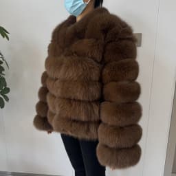2026 NEW Style Real Fur Coat Women Short Fox Fur Coat Real Natural Winter Jacket High Quality NEW Fur Zipper Sleeve Jacket Vest