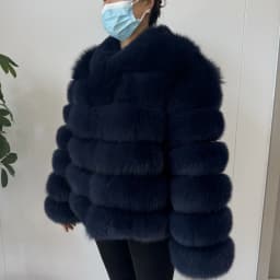 2026 NEW Style Real Fur Coat Women Short Fox Fur Coat Real Natural Winter Jacket High Quality NEW Fur Zipper Sleeve Jacket Vest