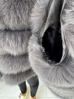 2026 NEW Style Real Fur Coat Women Short Fox Fur Coat Real Natural Winter Jacket High Quality NEW Fur Zipper Sleeve Jacket Vest