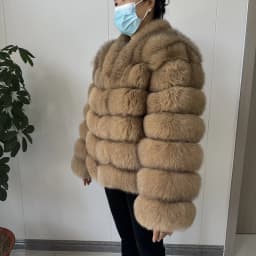 2026 NEW Style Real Fur Coat Women Short Fox Fur Coat Real Natural Winter Jacket High Quality NEW Fur Zipper Sleeve Jacket Vest