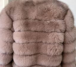 Women's Real Raccoon Hooded Fur Coat and Natural Real Fox Fur Hooded Coat, Winter Warm Coat, Fashionable and Fluffy