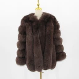 pink java QC8128 new arrival women winter clothes real fox fur coat natural fox fur jacket  hot sale big fur long sleeve