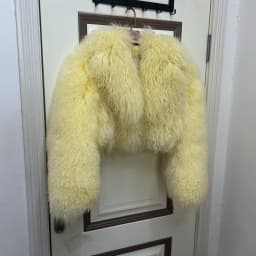 Aulande Women Jacket Winter Real Fur Coat Woman Winter Warm 100% Natural Mongolian Sheep White Short Sheepskin High Quality