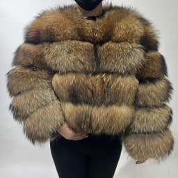 2026 MAOMAOKONG Natural Real Fox Fur Coat Women Winter Long Sleeve Luxury Raccoon Fur Jackets Thick Top Female Furry Coat Vest