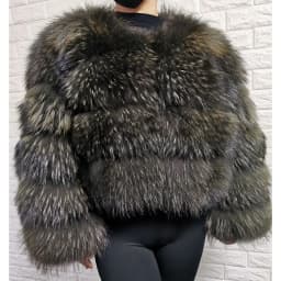 2026 MAOMAOKONG Natural Real Fox Fur Coat Women Winter Long Sleeve Luxury Raccoon Fur Jackets Thick Top Female Furry Coat Vest