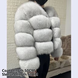 2026 MAOMAOKONG Natural Real Fox Fur Coat Women Winter Long Sleeve Luxury Raccoon Fur Jackets Thick Top Female Furry Coat Vest