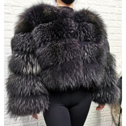2026 MAOMAOKONG Natural Real Fox Fur Coat Women Winter Long Sleeve Luxury Raccoon Fur Jackets Thick Top Female Furry Coat Vest