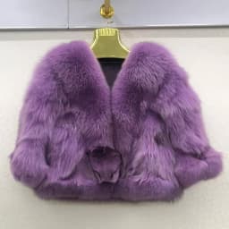 New Arrival Women Real 100% Natural Fox Fur Coats Autumn Winter Wholeskin Fox Fur Short Style Jacket Warm Real Fox Fur Overcoats