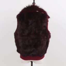 Natural Rabbit Fur Vest Winter Women 100% Genuine Rabbit Fur Gilet Lady Warm Rabbit Fur Sleeveless Jacket With Fox Fur Collar