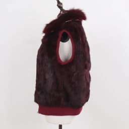 Natural Rabbit Fur Vest Winter Women 100% Genuine Rabbit Fur Gilet Lady Warm Rabbit Fur Sleeveless Jacket With Fox Fur Collar