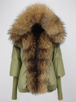 OFTBUY 2023 Real Fox Fur Collar Hooded Winter Jacket Women Natural Thick Warm Loose Oversize Duck Down Coat Streetwear Outerwear