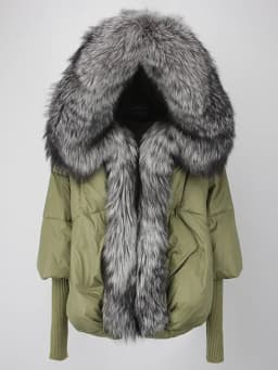 OFTBUY 2023 Real Fox Fur Collar Hooded Winter Jacket Women Natural Thick Warm Loose Oversize Duck Down Coat Streetwear Outerwear
