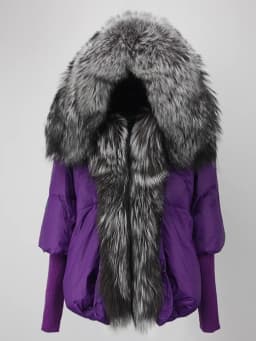 OFTBUY 2023 Real Fox Fur Collar Hooded Winter Jacket Women Natural Thick Warm Loose Oversize Duck Down Coat Streetwear Outerwear