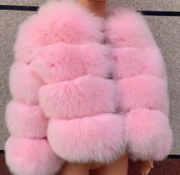 HUAQIUMEISI Children's hooded real fur coat girl boy same style children's Kids fox fur coat children's raccoon fur coat hooded