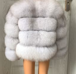 HUAQIUMEISI Children's hooded real fur coat girl boy same style children's Kids fox fur coat children's raccoon fur coat hooded