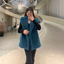 Teddy Bear Coat Camel Sleeveless Coat Winter Women Warm Jacket Sand Brown Alpaca Coat Women Loose Fashion Casual Commute 2022New