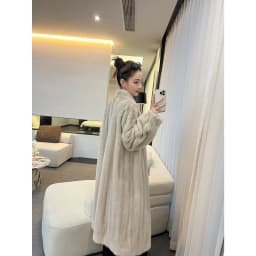 YOLANFAIRY Fully Let‑out Craft Velvet Grade Whole Mink Real Fur Coats Woman Elegant Winter Natural Fur Jacket Long 120cmOvercoat