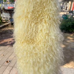 New Style Genuine 100% Mongolian Sheepskin Real Fur Large Collar Brow Jacket Women Winter Coat High-Quality Sheepskin OverCoat