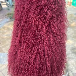 New Style Genuine 100% Mongolian Sheepskin Real Fur Large Collar Brow Jacket Women Winter Coat High-Quality Sheepskin OverCoat