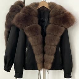 OFTBUY 2026 New Winter Women Windproof Parka Real Fox Fur Collar Duck Down Female Short Warm Jacket Casual Coat Outerwear