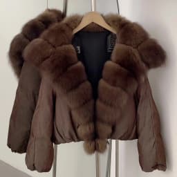 OFTBUY Large Natural Fox Raccoon Fur Parkas Female Outwear Short Puffer Coat Women 2026 New Thick 90% White Duck Down Jacket
