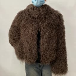 Mongolian Genuine Sheepskin Women's Winter High Quality Fashion Tibetan Sheepskin Jacket New Natural Sheepskin Stand Collar Coat